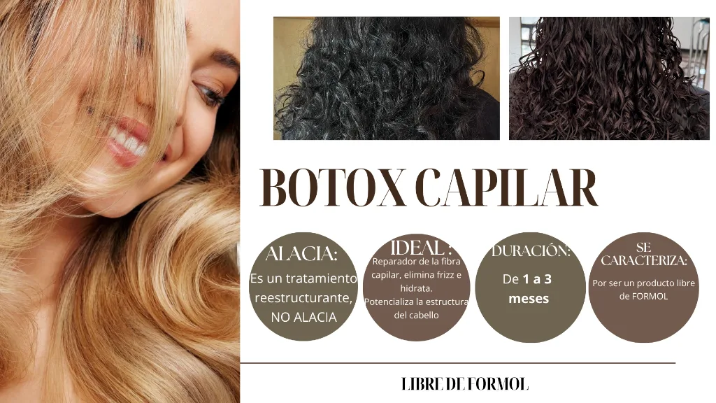 Antes y Después de Bótox Capilar
